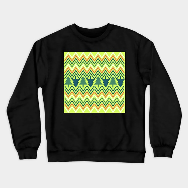 Christmas trees Crewneck Sweatshirt by cocodes